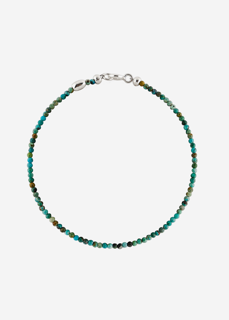 Turquoise and silver bracelet