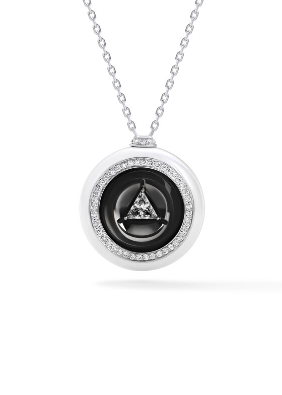Колье Maya Gemstones Колье из белого золота с подвеской с шпинелью и бриллиантами
