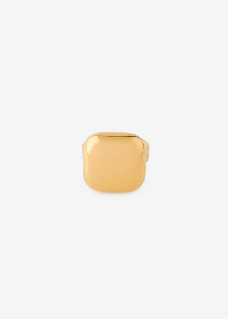gold-plated steel ring MUSE