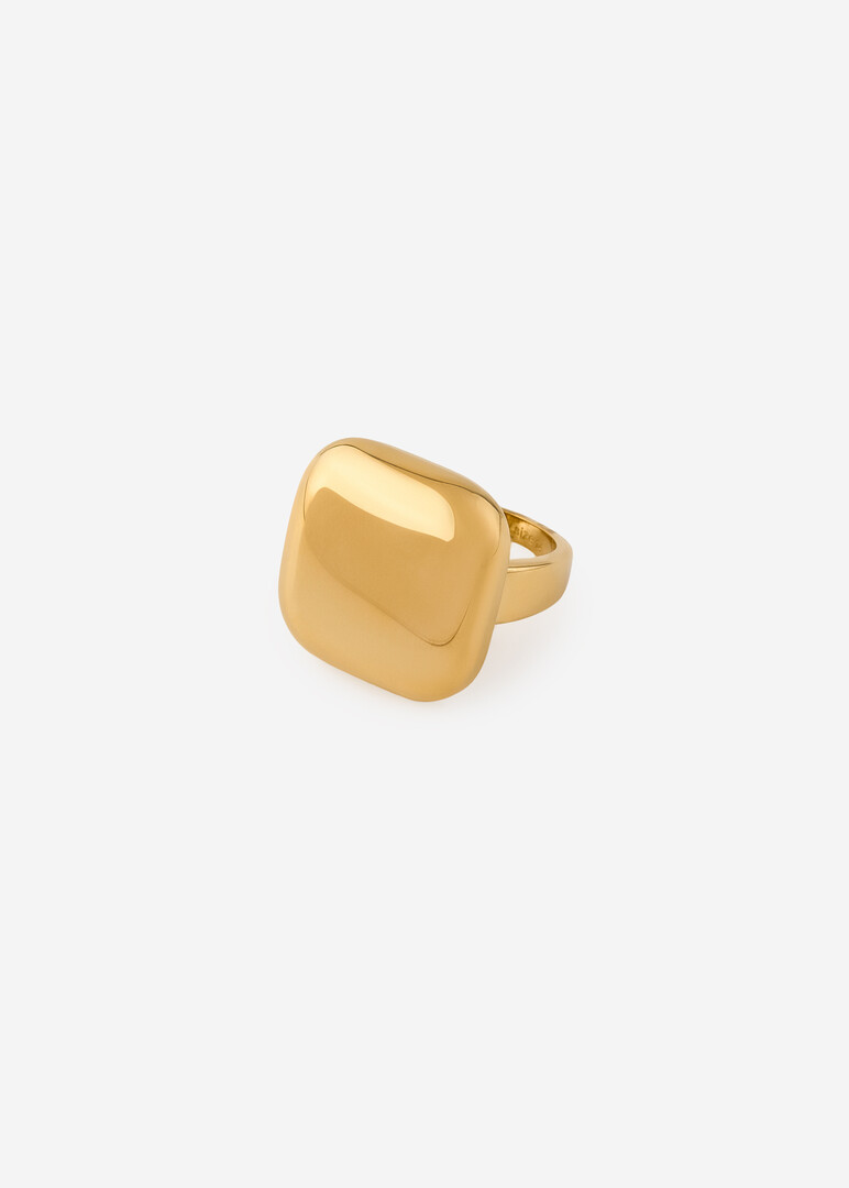 gold-plated steel ring MUSE