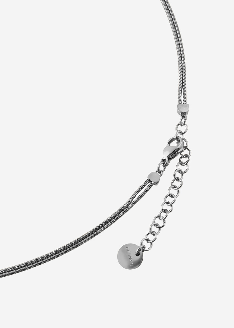 steel pearl necklace PERFECT
