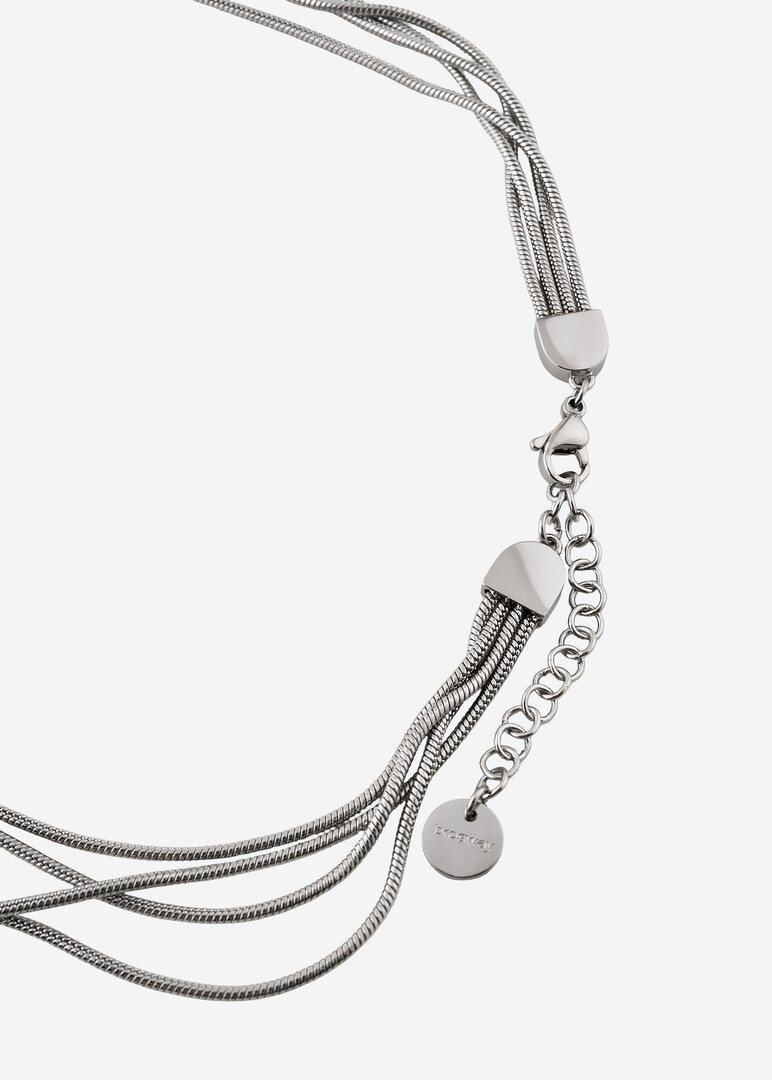 steel pearl necklace PERFECT