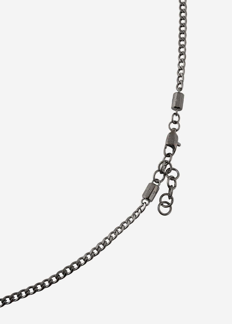 steel pendant with cubic zirconia INK