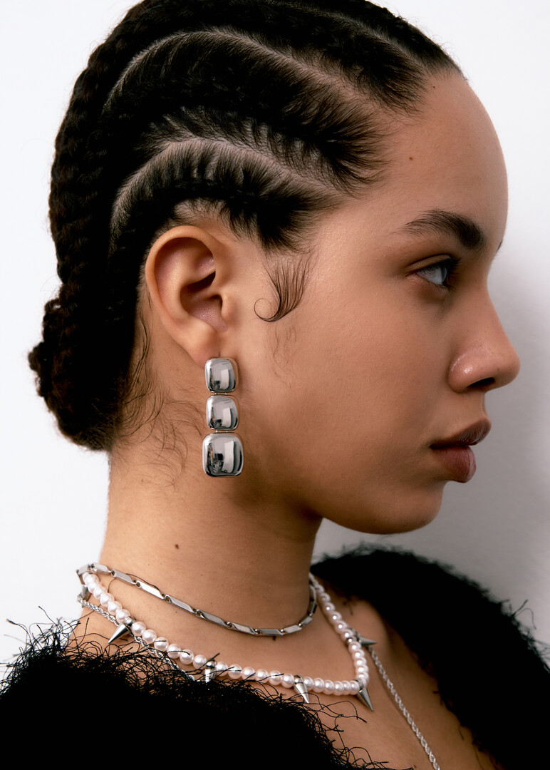 steel earrings MUSE