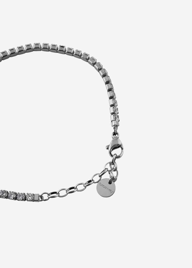 steel bracelet with cubic zirconia DESIDERI