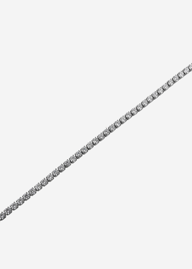 steel bracelet with cubic zirconia DESIDERI