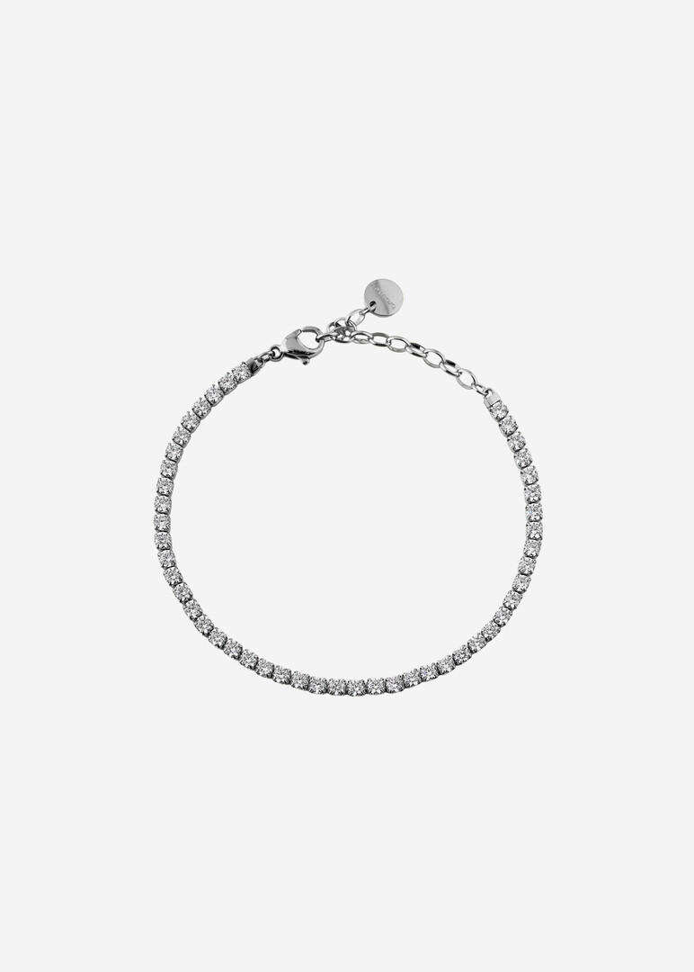 steel bracelet with cubic zirconia DESIDERI