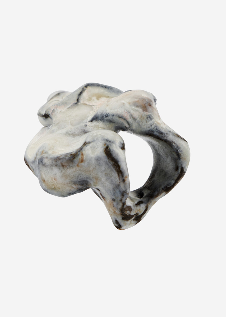 white ceramic ring
