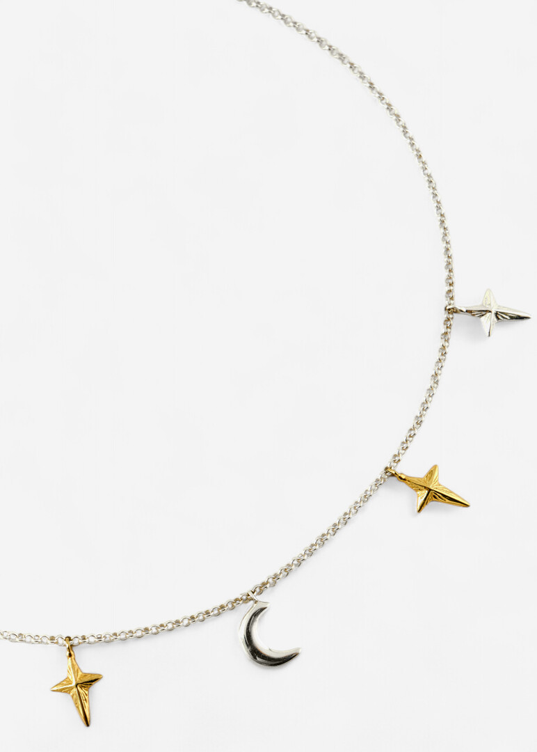 Gilded choker «Free spirit».