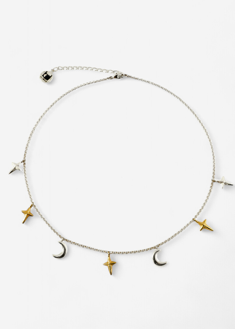 Gilded choker «Free spirit».
