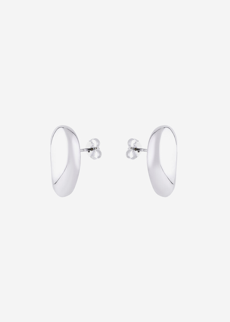silver grigri earrings