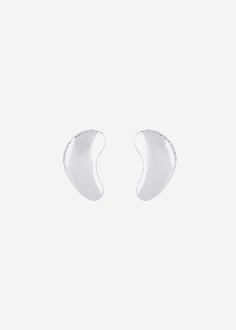 silver grigri earrings