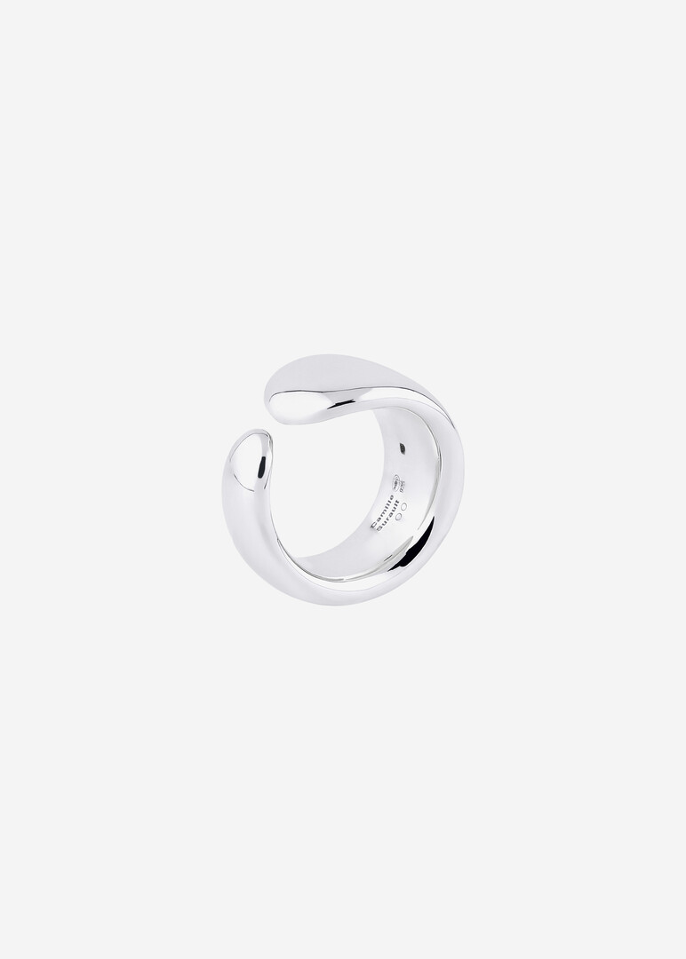Кольцо из серебра Loop