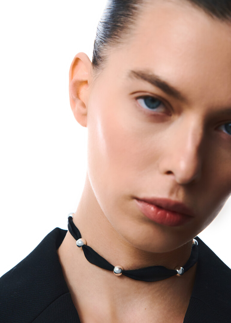 silver collar Mini Blowblow