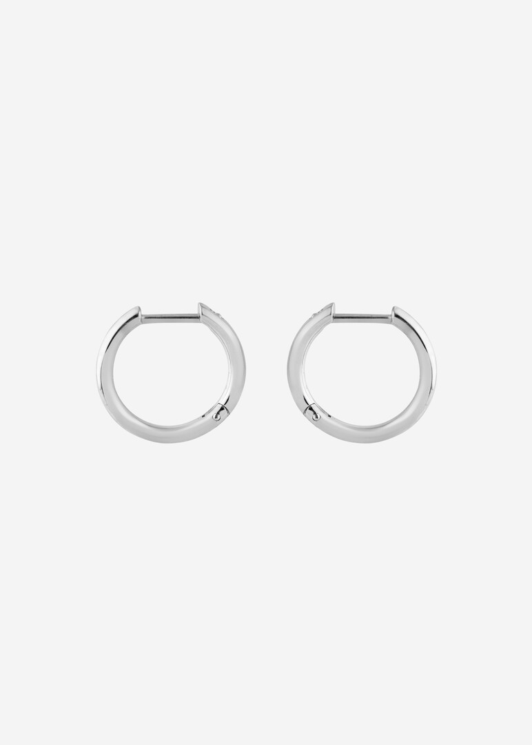 Серьги-кольца из серебра Silver Collection
