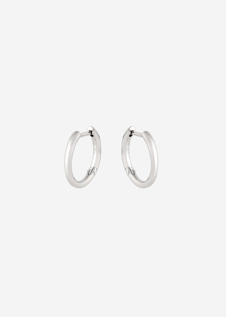 Серьги-кольца из серебра Silver Collection