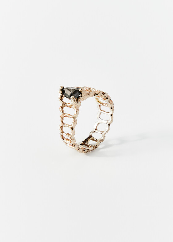Широкие кольца Kintsugi Jewelry Кольцо Care  из золота