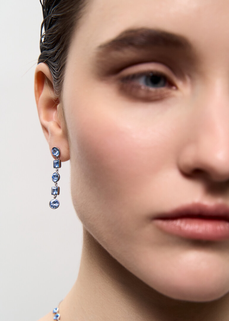 Silver Chalcedony EARRINGS EARRINGS SYMPHONIA
