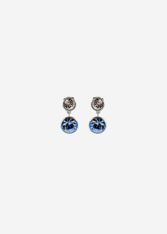 Пусеты Brosway Серебристые серьги с кристаллами EARRINGS SYMPHONIA