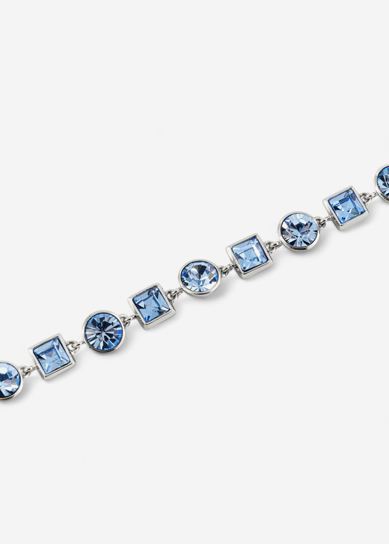 Silver bracelet with blue crystals BRACELET SYMPHONIA