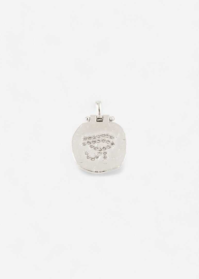 EYE OF HORUS pendant with white Topaz