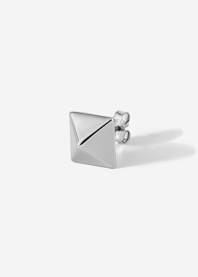 silver cuff mono-earring