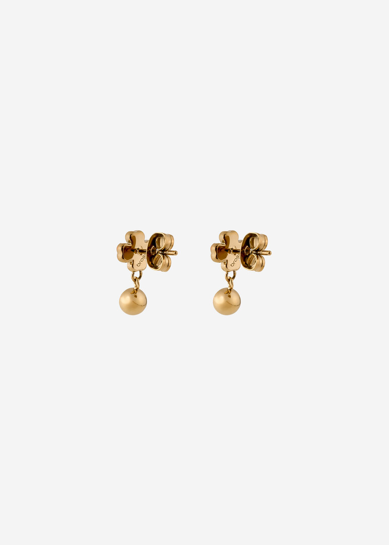 gold-plated crystal earrings from CHAKRA collection