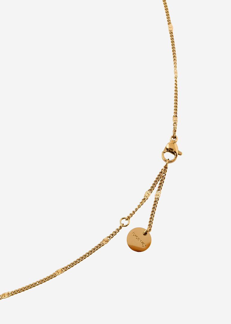 gold-plated steel necklace MUSE