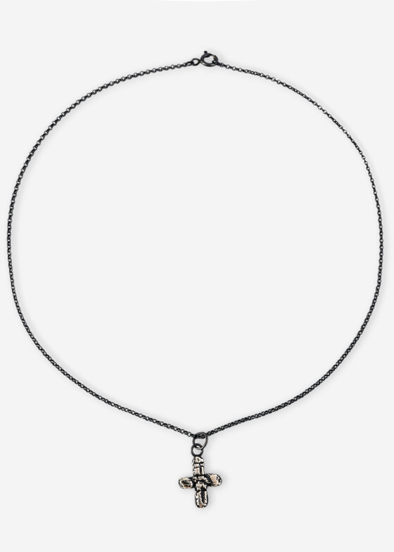 Кулоны и подвески SHE IS MONO Подвеска из серебра ARTEFACT CROSS MINI PENDANT