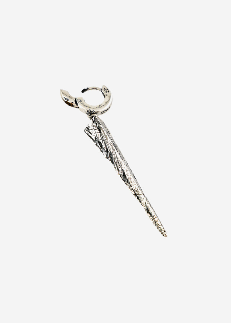 silver mono earring INTERSTARROW LONG EARRING