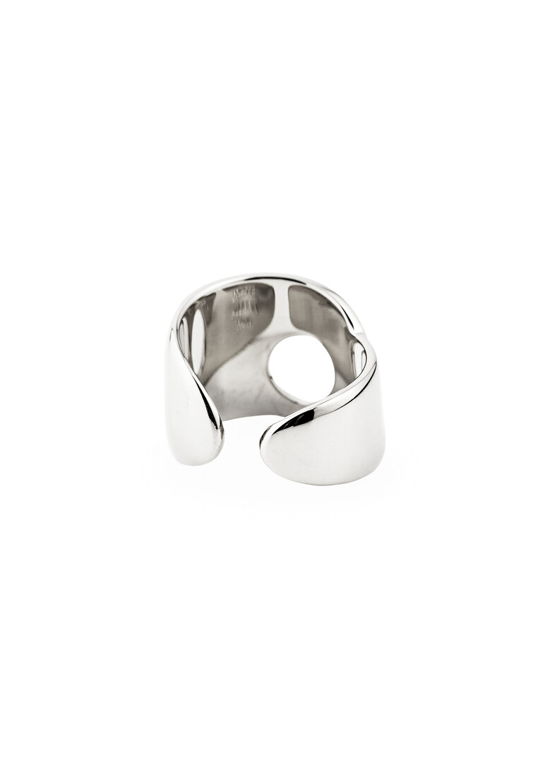 Серебристое кольцо Colas из латуни