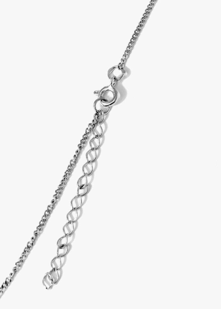 necklace made of silver with shells