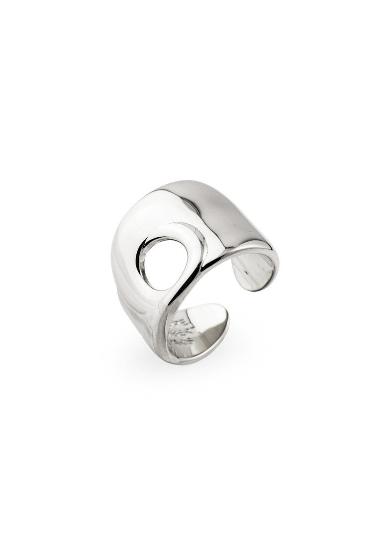 Серебристое кольцо Colas из латуни