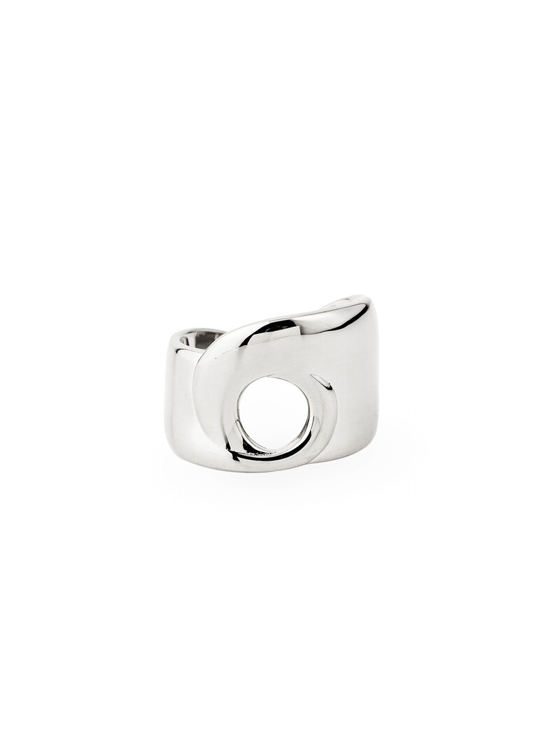 Серебристое кольцо Colas из латуни
