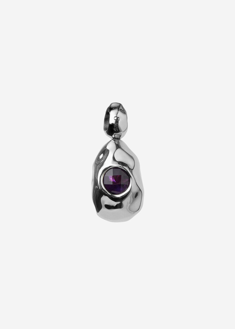 Pendant Molekule S with Amethyst