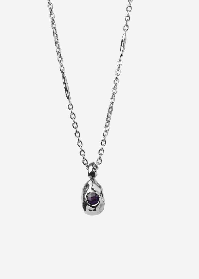 Pendant Molekule S with Amethyst