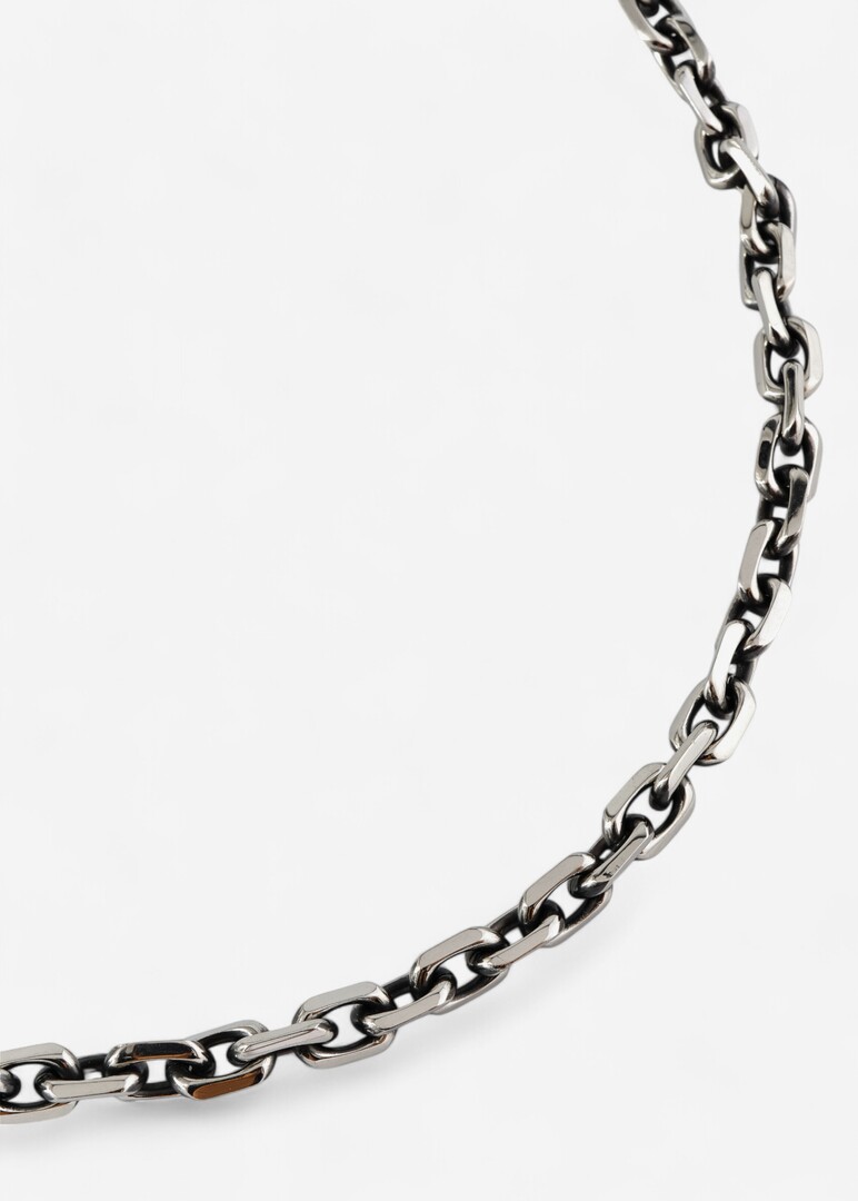 steel anchor chain necklace