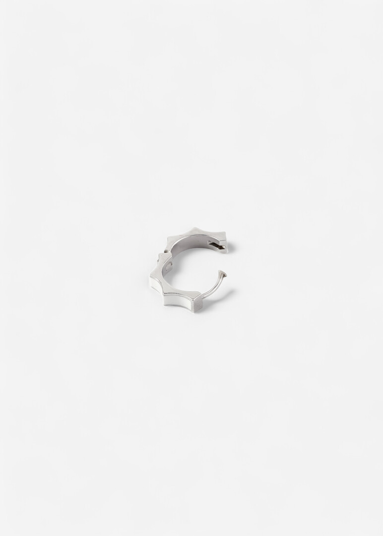 white gold piercing with white enamel Parфенон