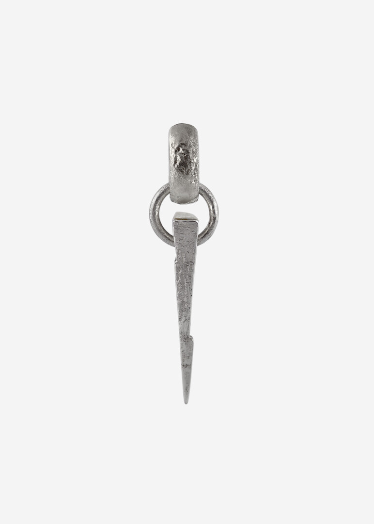 silver mono earring LIGHT OF LOVE EARRING