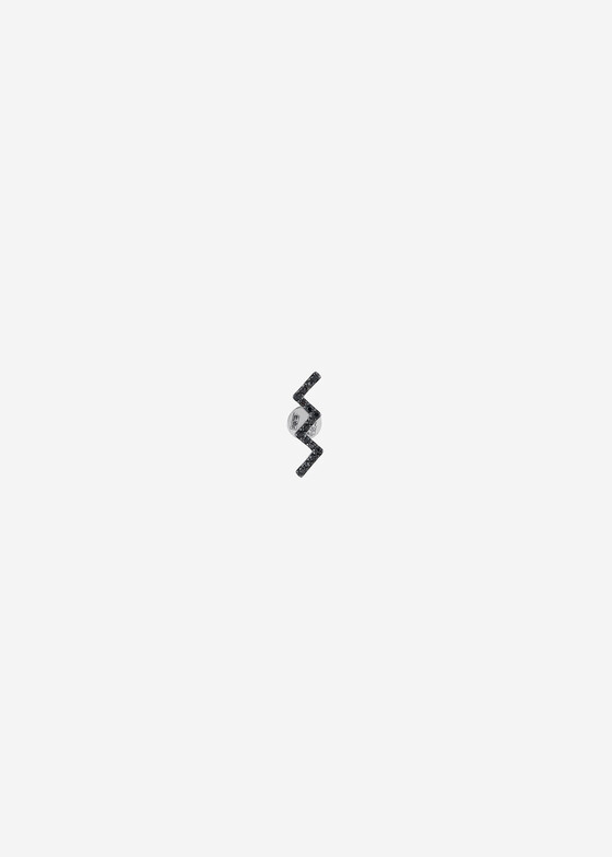 Пирсинг 35.02 Пирсинг из белого золота с черными бриллиантами