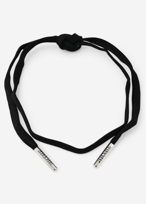 Акцентные колье Dzhanelli Jewellery Колье из серебра «Шнурок», коллекция ЛИХИЕ