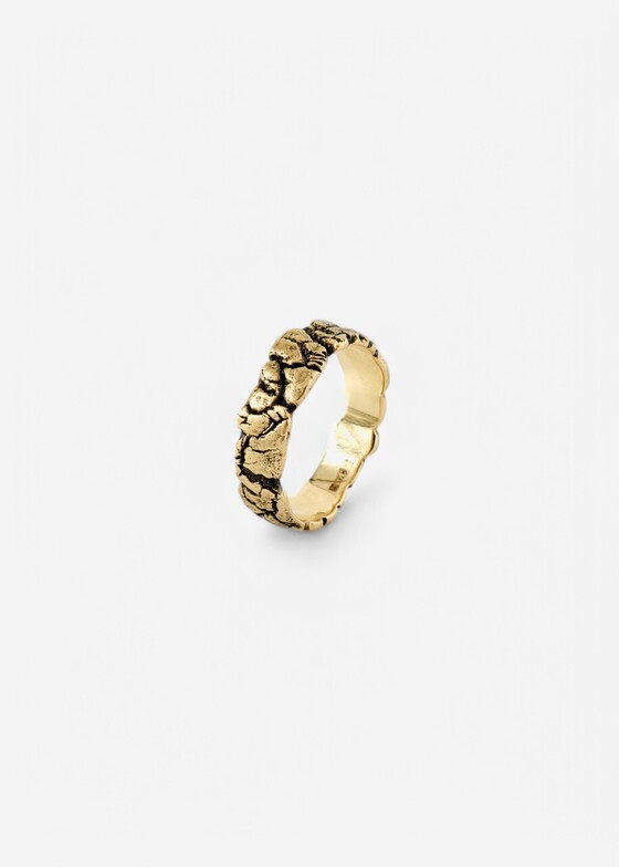 Широкие браслеты Kintsugi Jewelry Кольцо из золота Wisdom