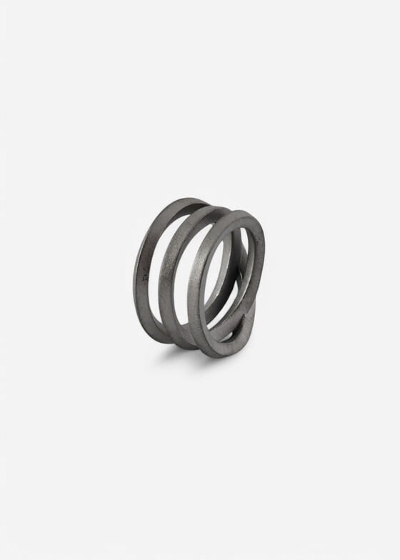 Широкие кольца Dzhanelli Jewellery Кольцо из серебра «Гдепачка», коллекция GDEPACHKA