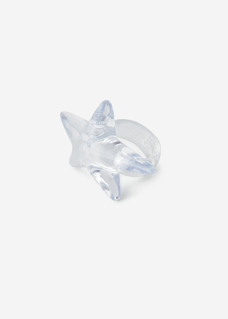 transparent ring STAR RING CLEAR