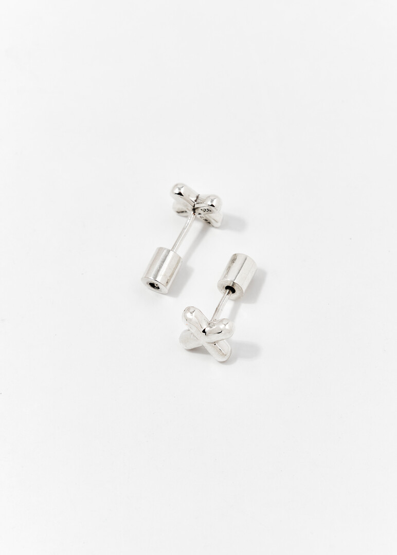 silver beads X