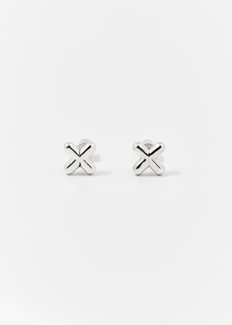 silver beads X
