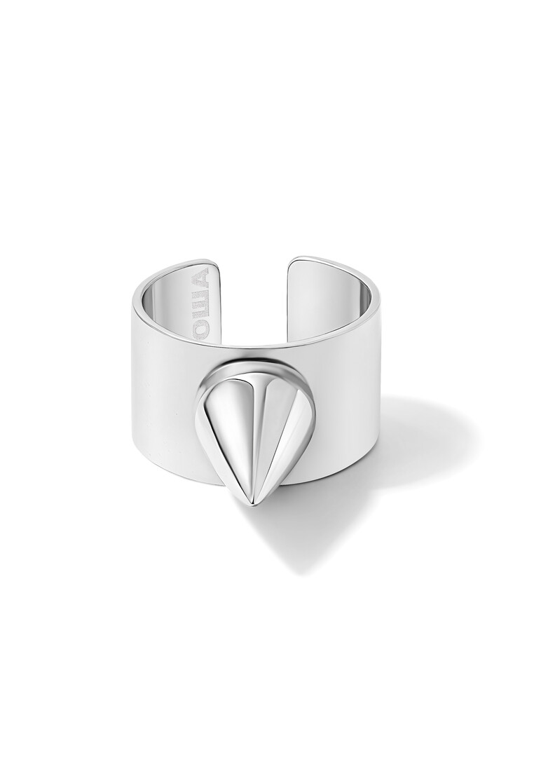 silver spike ring