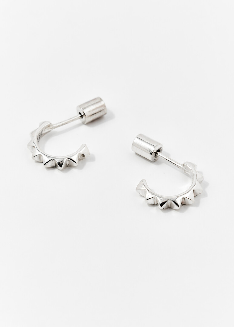THORN silver earrings