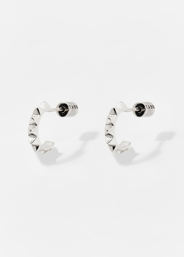 THORN silver earrings