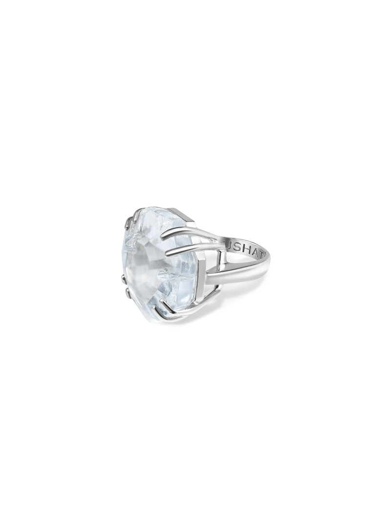 crystal ring «Crystal from the chandelier»